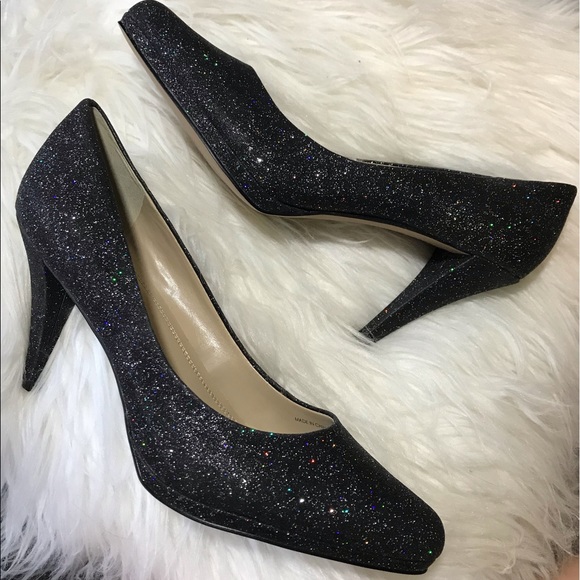 Ellen Tracy Shoes - SOLD NWOT Ellen Tracy 11 Cody Gunmetal Sparkle Heels